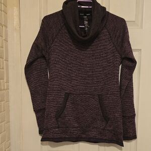 RBX Women's Purple Cowl Neck Sweater